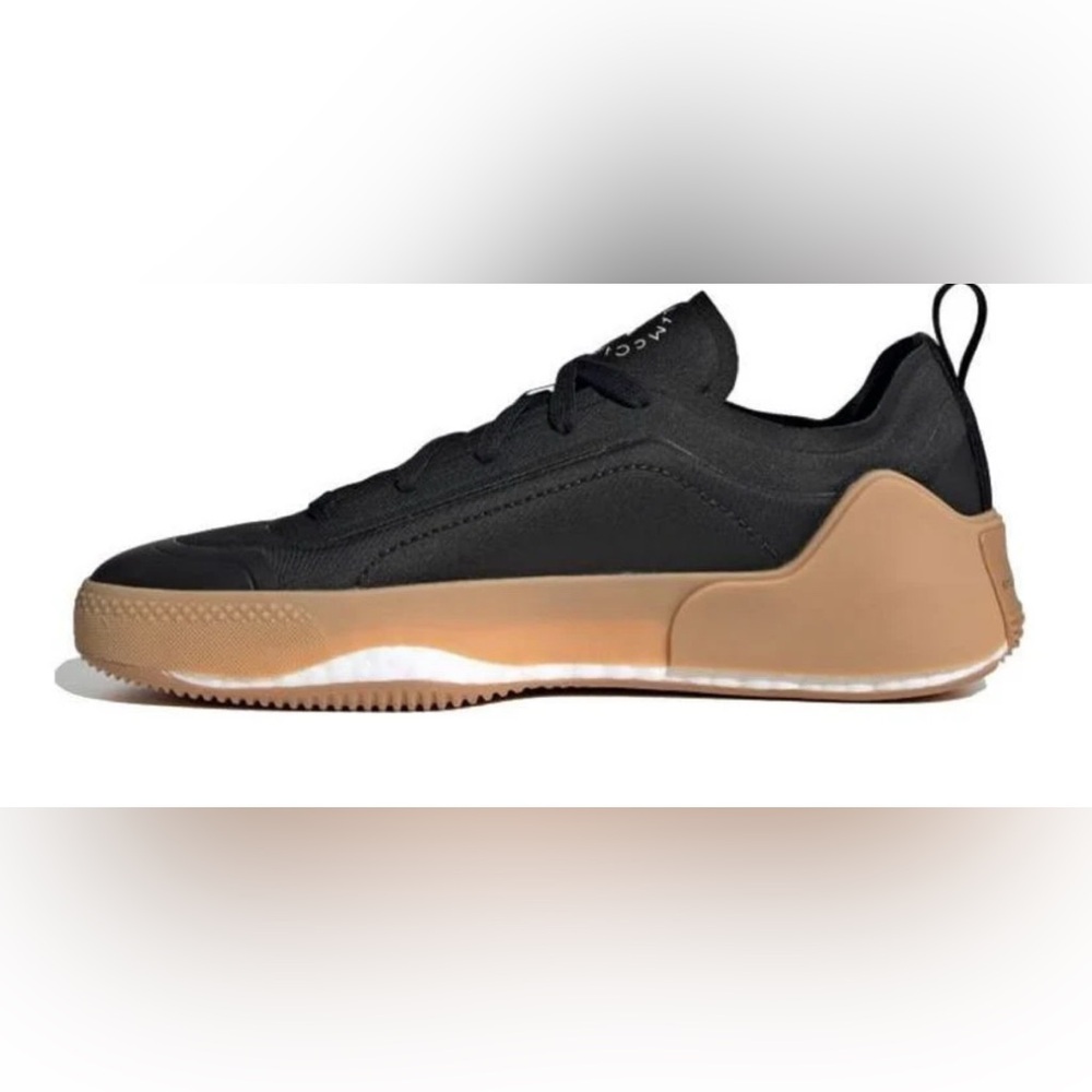 Adidas by Stella McCartney Black and Tan Sneakers.